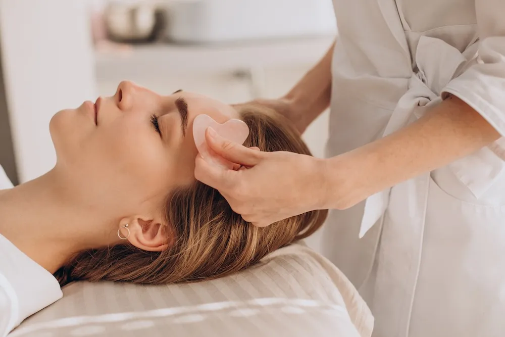 A Gua Sha-inspired facial ritual