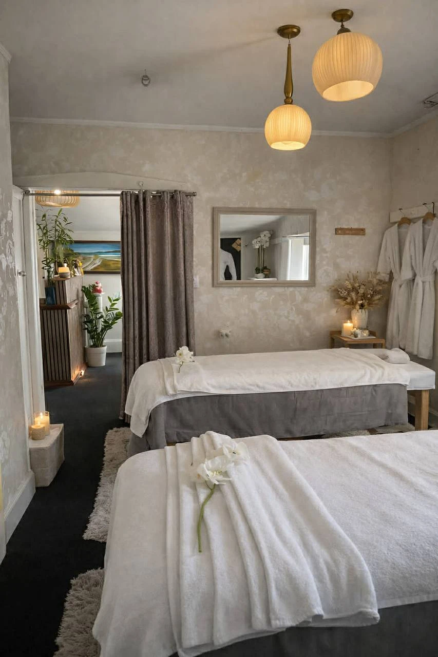 Twin treatment room inside Senses Richmond